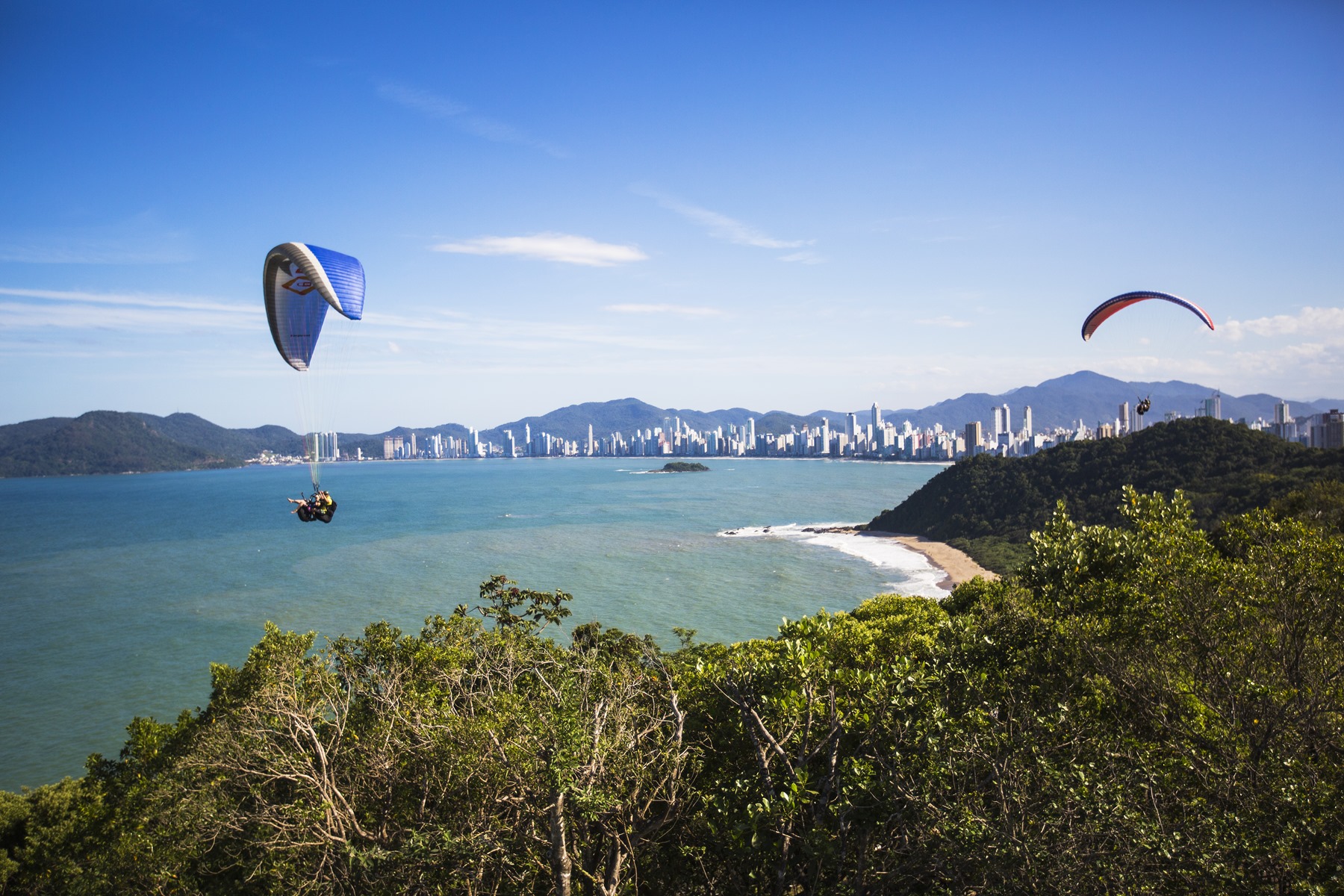 Morro do Careca, uma das principais atrações de BC