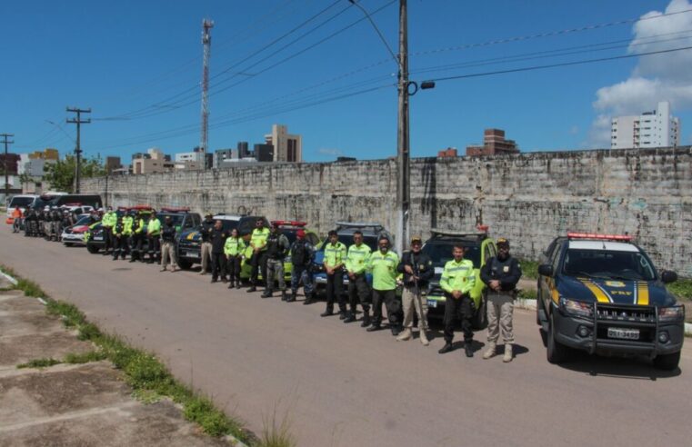 PRF participa de ação de segurança viária em Cabedelo/PB