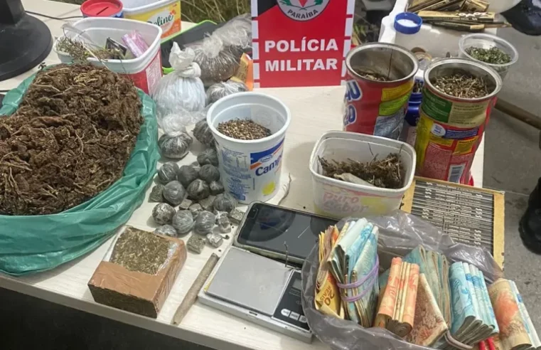 Casal é preso por plantar e comercializar maconha no quintal de casa em Cajazeiras/PB