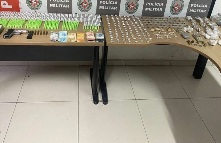 Homem é preso com arma de fogo, mais de 800 comprimidos de ‘boa noite cinderela’ e outras drogas em João Pessoa