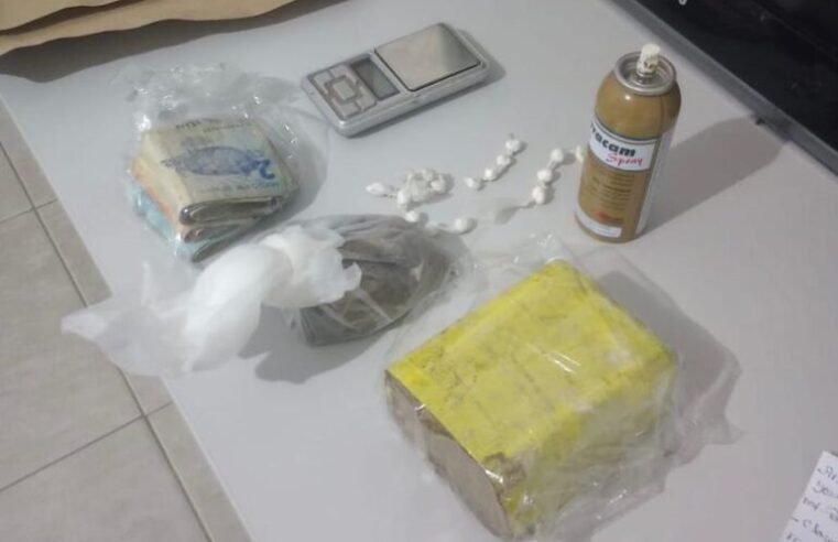 Homem é preso com maconha e cocaína em Itaporanga/PB