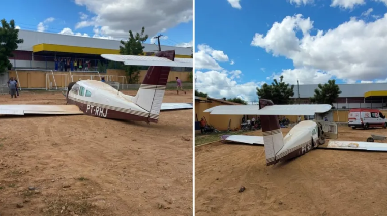 Acidente com avião de pequeno porte deixa cinco feridos em Teresina/PI