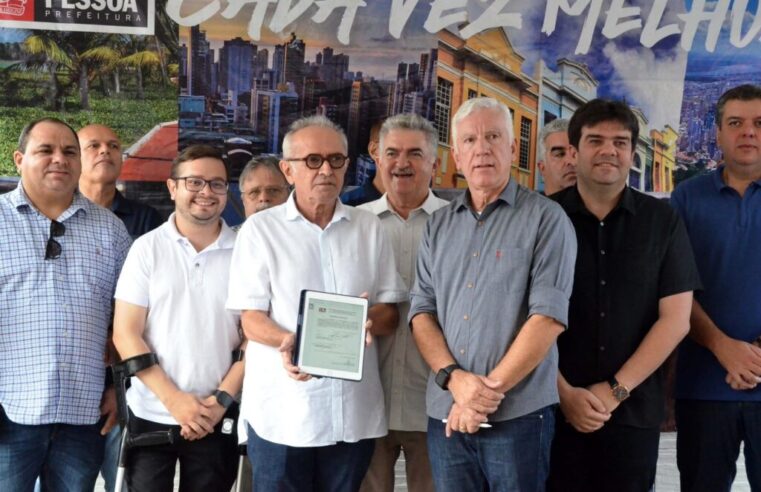 Cícero Lucena autoriza a pavimentação e urbanização de seis vias no Cuiá em JP