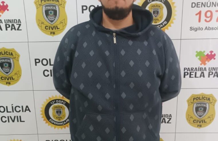 Polícia Civil prende foragido de São Paulo em Algodão de Jandaíra/PB