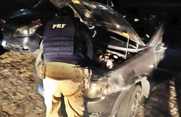 PRF recupera veículo furtado e apreende mercadoria sem nota fiscal em Mamanguape/PB