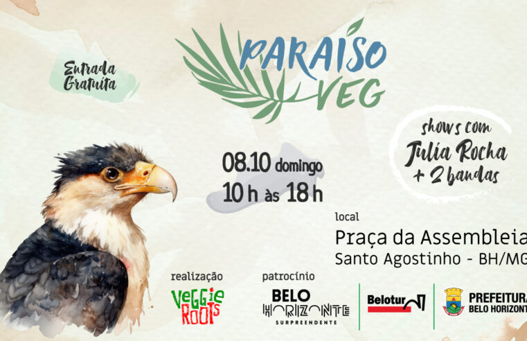 Festival Paraíso Veg acontecerá na Praça da Assembleia em BH