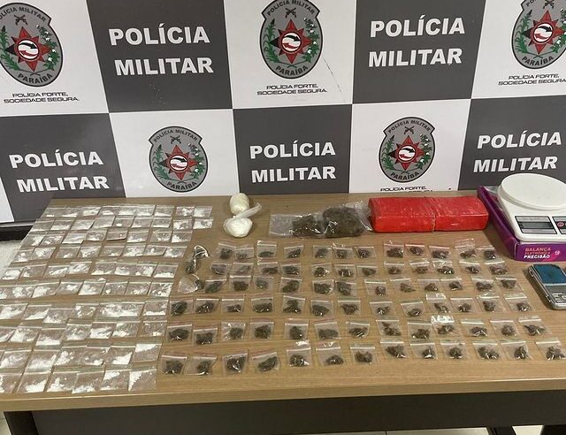 Polícia Militar prende traficante em João Pessoa com drogas prontas para distribuição 