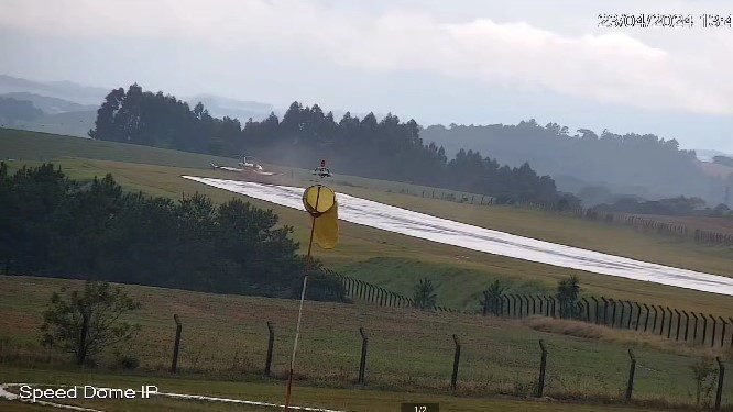 Vídeo mostra momento exato do acidente com Learjet da Cimed em Erechim, no Rio Grande do Sul
