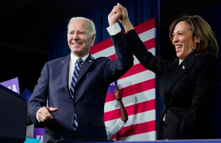Após desistência, Biden diz que apoia Kamala Harris como candidata do Partido Democrata
