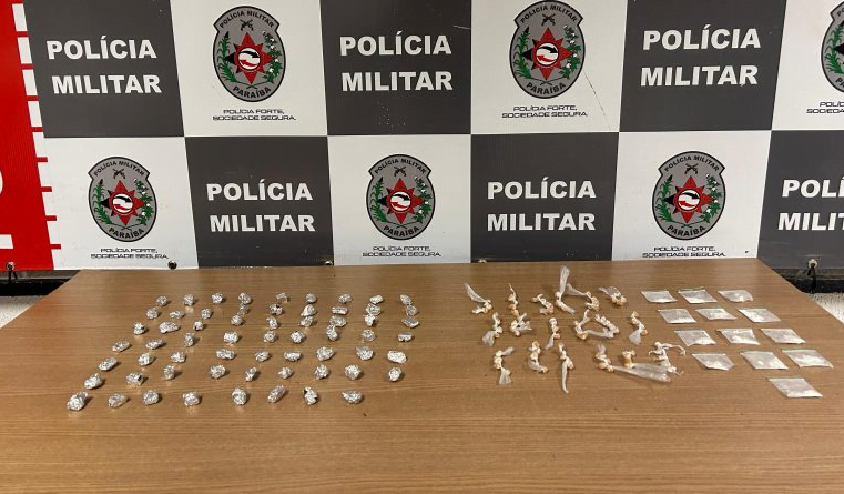 Polícia Militar apreende 210 porções de drogas na zona sul de João Pessoa/PB