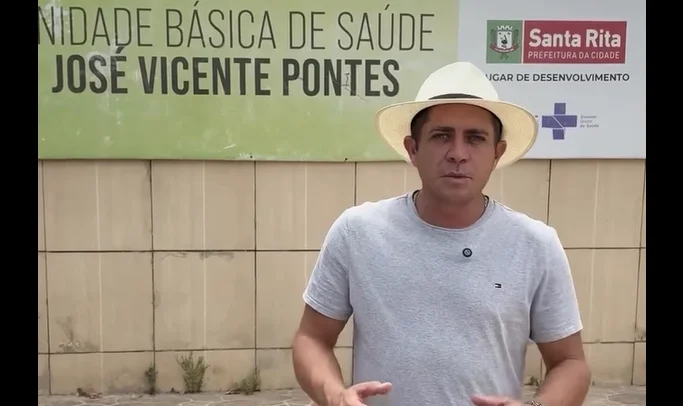 Presidente da Câmara de Santa Rita flagra USFs sem médicos e denuncia descaso com a saúde básica em Várzea Nova