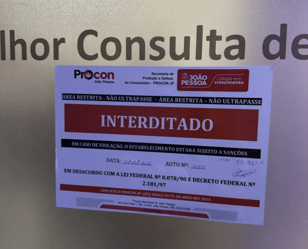 Clínicas de Oftalmologia Interditadas em JP: Exames Irregulares e Falta de Médicos Especialistas Geram Alerta
