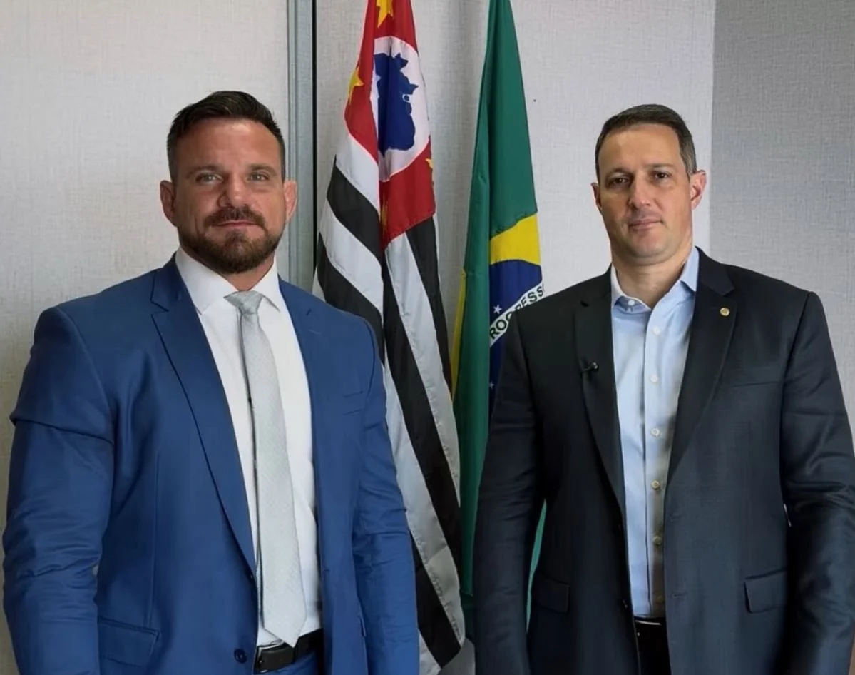 Tarcísio Jardim e Guilherme Derrite unem forças para impulsionar a agenda nacional de segurança pública e combater o crime organizado