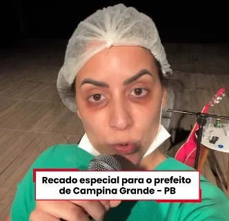 Humorista detona prefeito de Campina Grande, Bruno Cunha Lima, por atraso de salários e caos na saúde em show