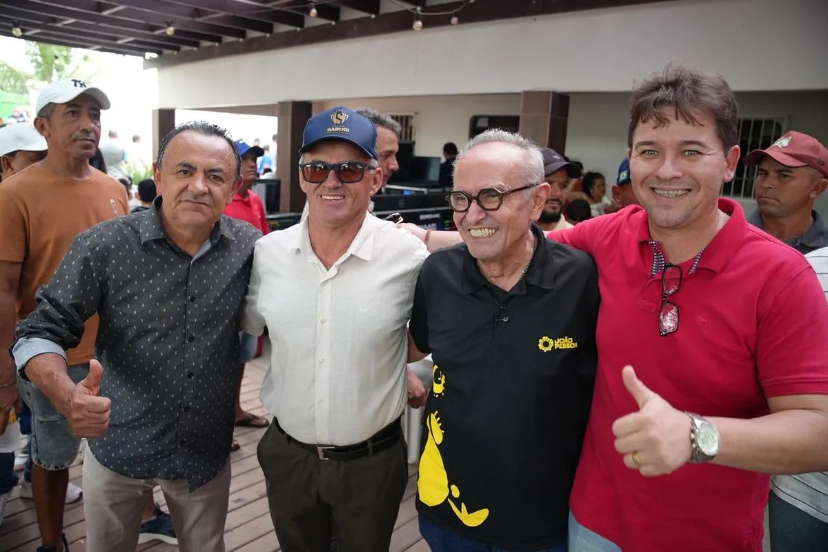 Prefeito Cícero Lucena fortalece base política com apoio no interior da Paraíba