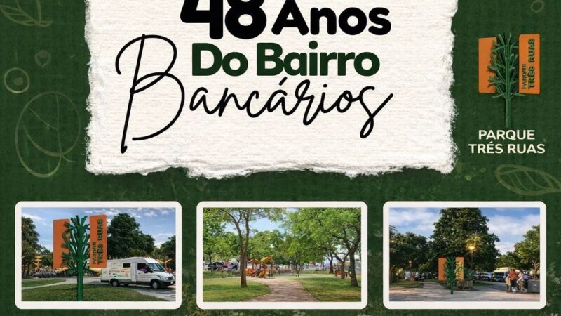 Bancários celebra 48 anos com festa de dois dias no Parque das Três Ruas com cultura, gastronomia e ações sociais gratuitas