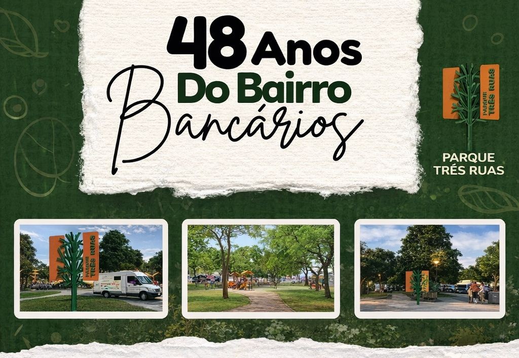 Bancários celebra 48 anos com festa de dois dias no Parque das Três Ruas com cultura, gastronomia e ações sociais gratuitas