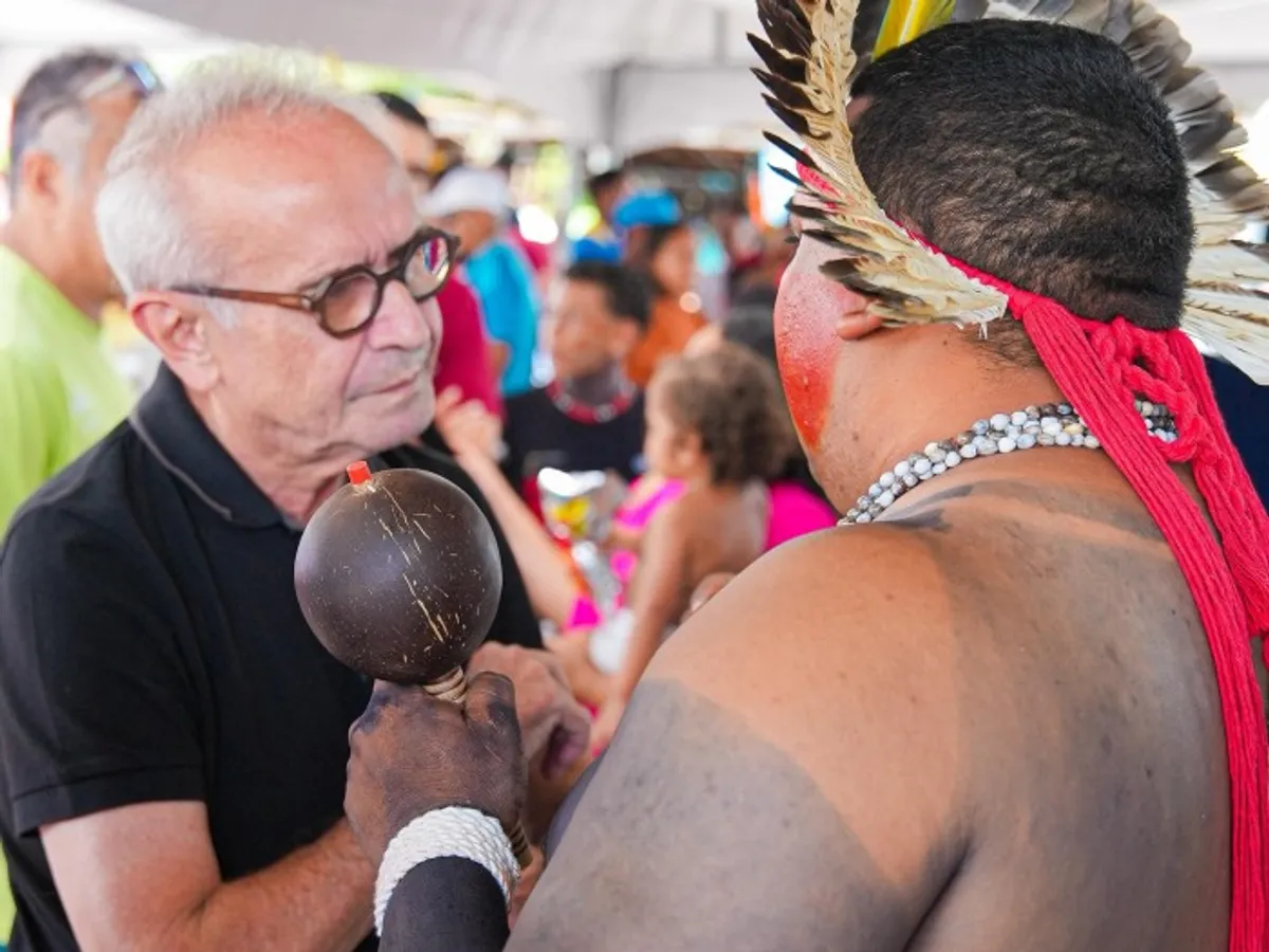 Cícero Lucena se compromete com causas indígenas em visita à Aldeia São Francisco no Dia dos Povos Indígenas