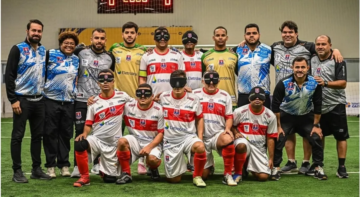 Futebol de cegos tem competição regional em Campina Grande; veja como assistir