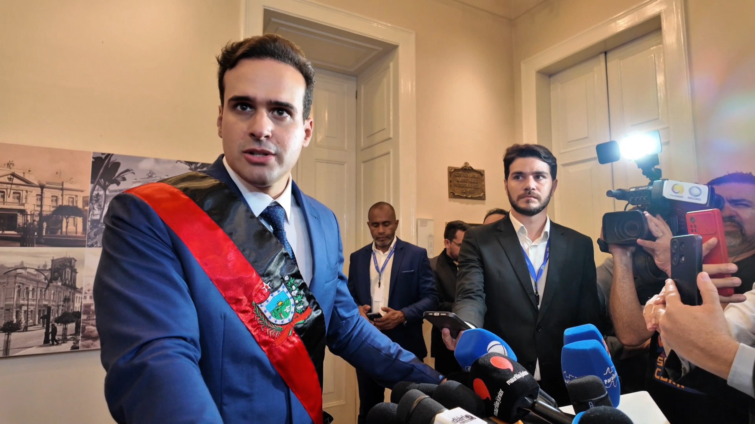 Governador projeta parceria pacífica com novo prefeito de João Pessoa