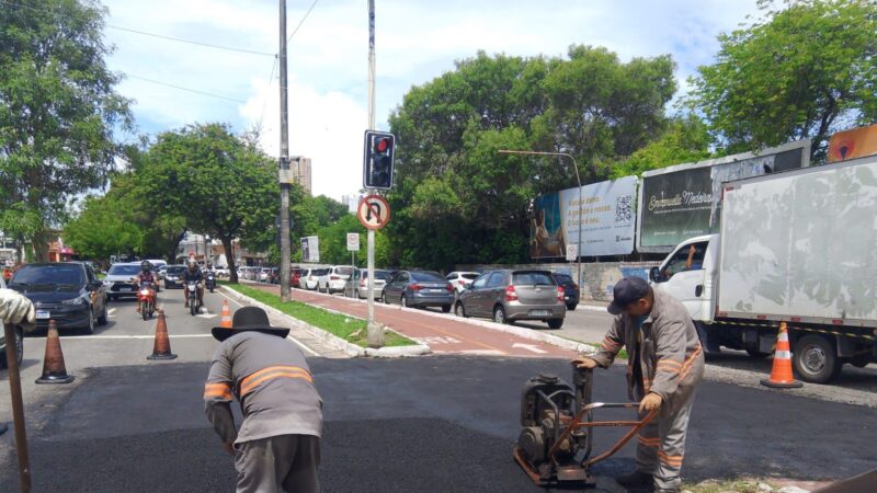 Operação Tapa-Buraco Atinge 30 Bairros de João Pessoa Melhorando a Malha Viária Urbana Com Ações da Seinfra