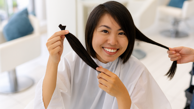Doação de cabelo ajuda pacientes oncológicos
