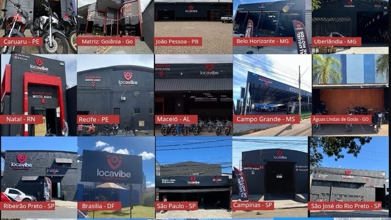 Startup de locação de motos aposta em frota própria