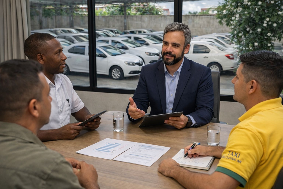 Locadora de táxis no Recife transforma crise em crescimento