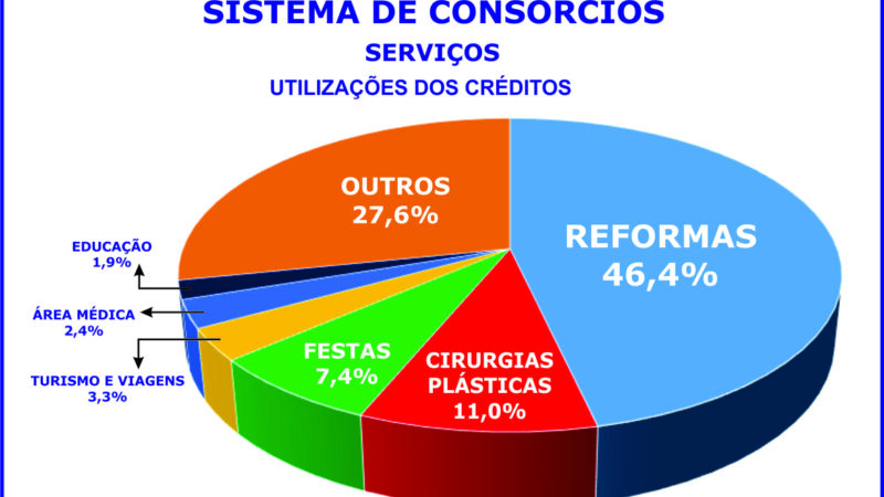 Reformas, plásticas e festas lideram o consórcio de serviços