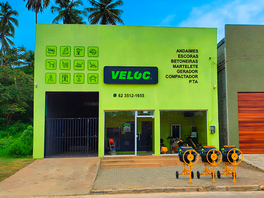 Veloc Locações fortalece obras no Litoral Norte de Alagoas