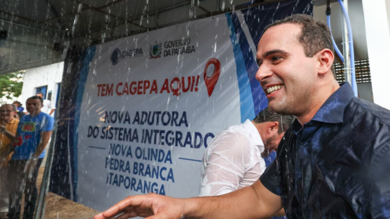 água garantida para 33 mil moradores e casas novas em Itaporanga