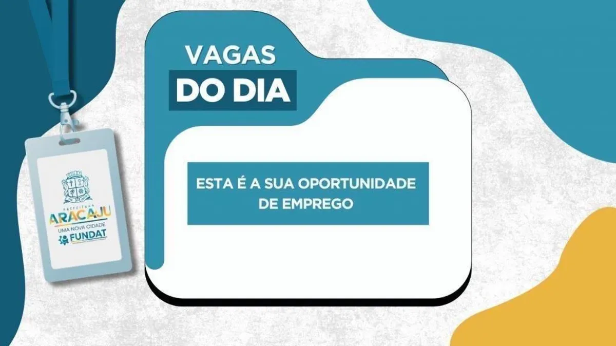 Prefeitura de Aracaju impulsiona o mercado de trabalho local com a liberação de dezenas de novas vagas para diversas funções e níveis de escolaridade, abrindo portas para profissionais e pessoas com deficiência em busca de recolocação imediata