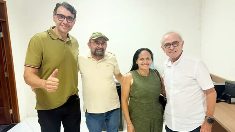 Articulação política no sertão da Paraíba ganha força com apoio decisivo à pré-candidatura de Cícero Lucena ao governo estadual