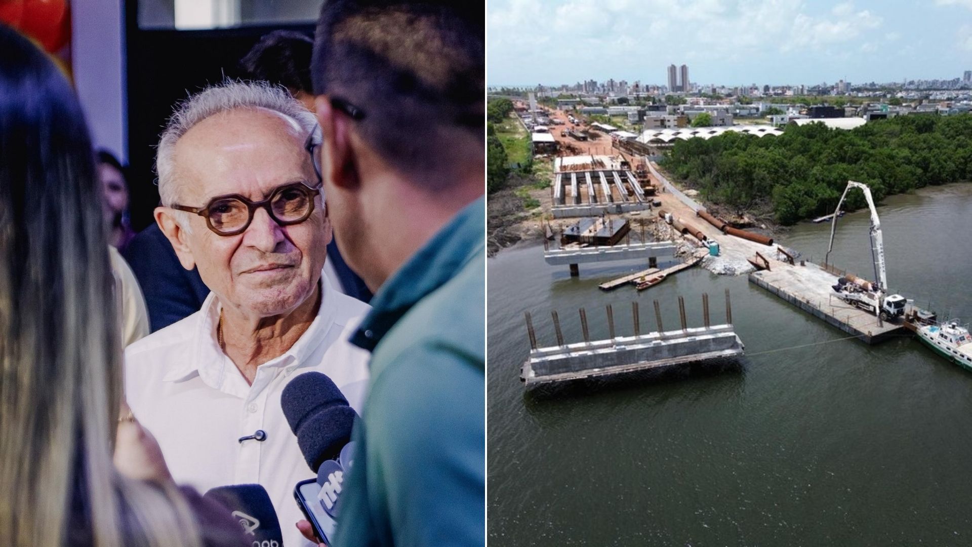 Cícero Lucena critica Ponte do Futuro e propõe transposição do Rio São Francisco