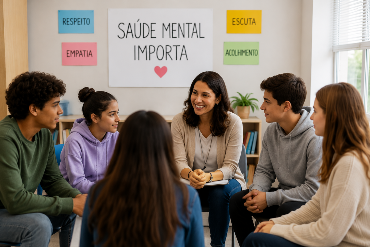 Certificação em saúde mental ainda é rara nas escolas