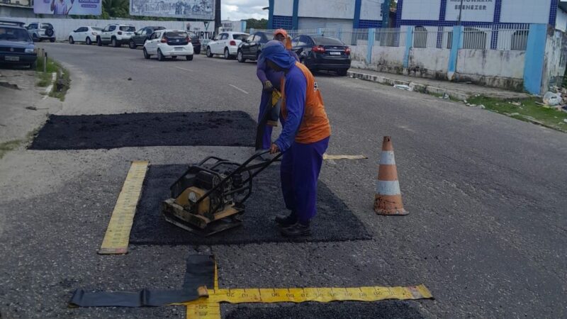 João Pessoa intensifica tapa-buraco em 24 bairros nesta quinta-feira com tecnologia de ponta