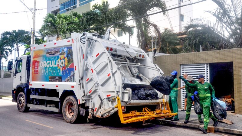João Pessoa evita paralisação na limpeza urbana e garante coleta de lixo mesmo com mobilização nacional por piso salarial