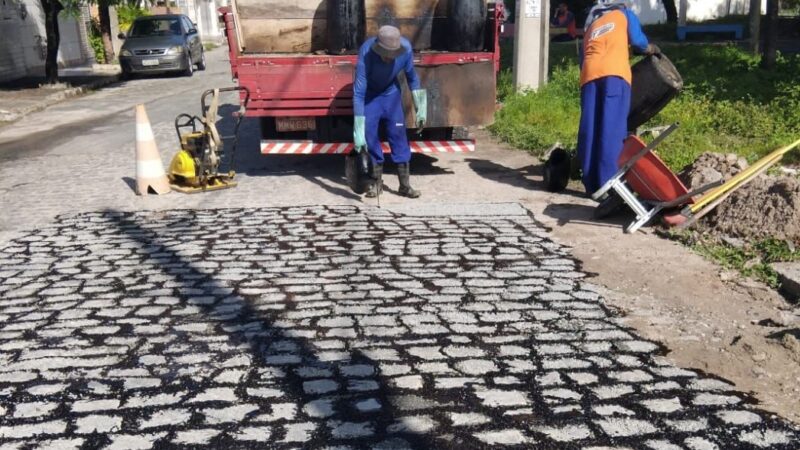 João Pessoa reforça infraestrutura com operação tapa-buraco em 27 bairros simultaneamente nesta segunda-feira