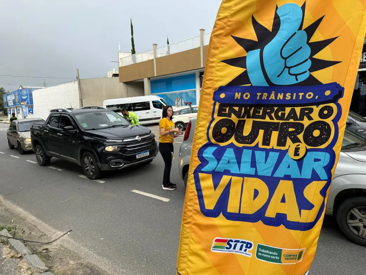 Maio Amarelo salva vidas: sinistros com morte caem 17% em Campina Grande