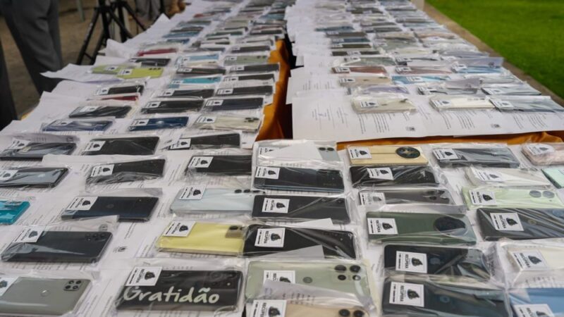 Mais de 4.500 celulares roubados já foram restituídos em operação contínua da Polícia Civil da Paraíba que transforma a segurança pública e devolve esperança aos cidadãos de Campina Grande e de todo o estado