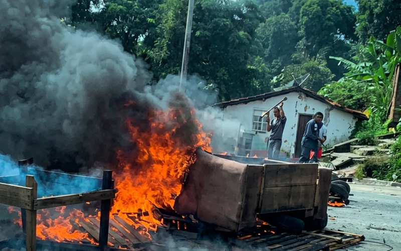 Manifestantes bloqueiam BR-230 após morte de jovem em protesto