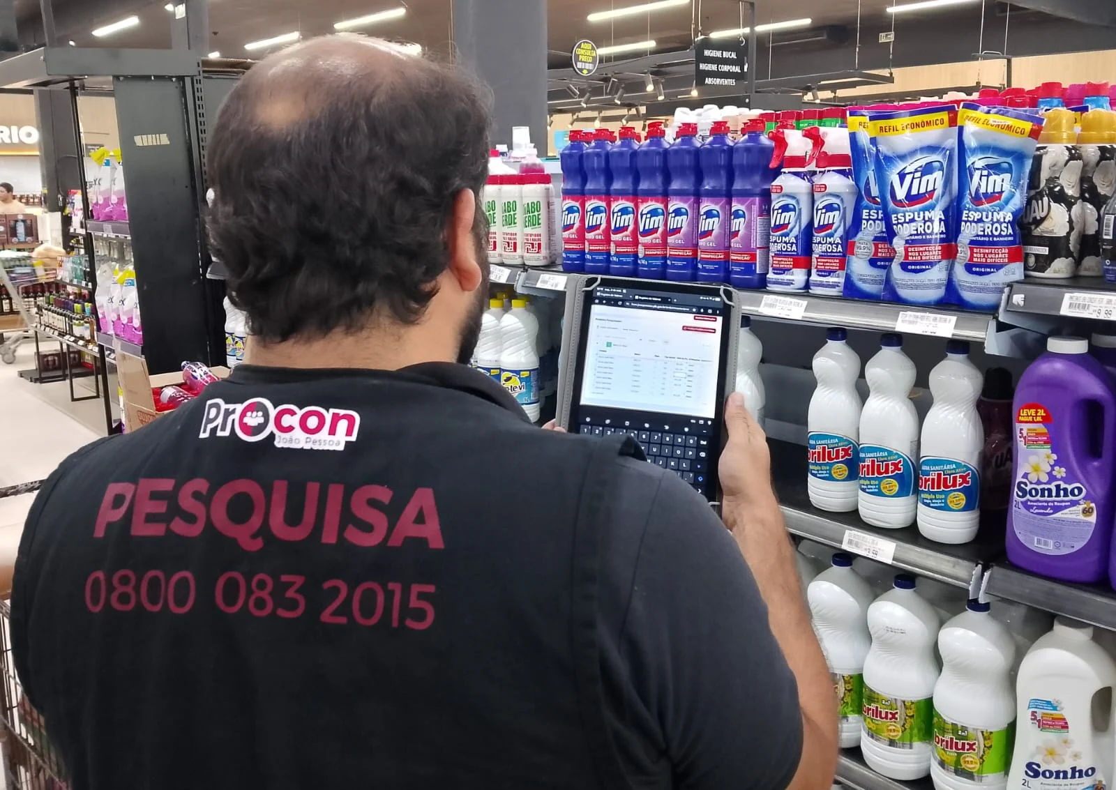 Sabão lidera disparada de preços: Procon-JP revela variação de até 170% em produtos de limpeza e higiene em João Pessoa