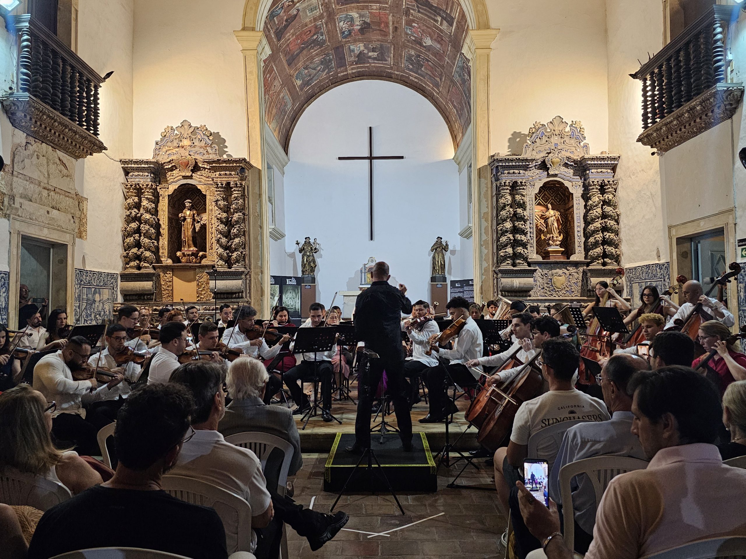Orquestra Sinfônica de João Pessoa encanta com Saint-Saëns e Haydn em concerto gratuito no Centro Cultural São Francisco nesta sexta-feira