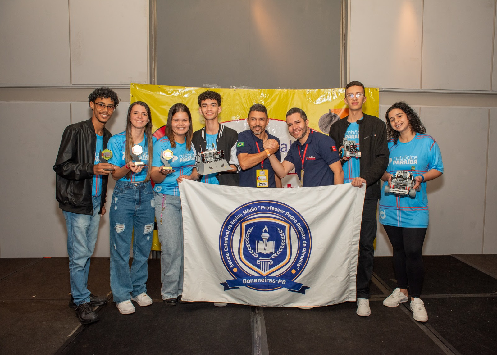 Seu filho na robótica? Paraíba com 6 troféus abre portas internacionais hoje
