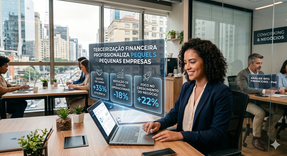 Terceirização financeira profissionaliza pequenas empresas