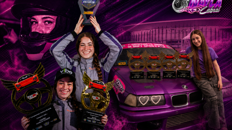 Piloto amplia presença feminina no Drift
