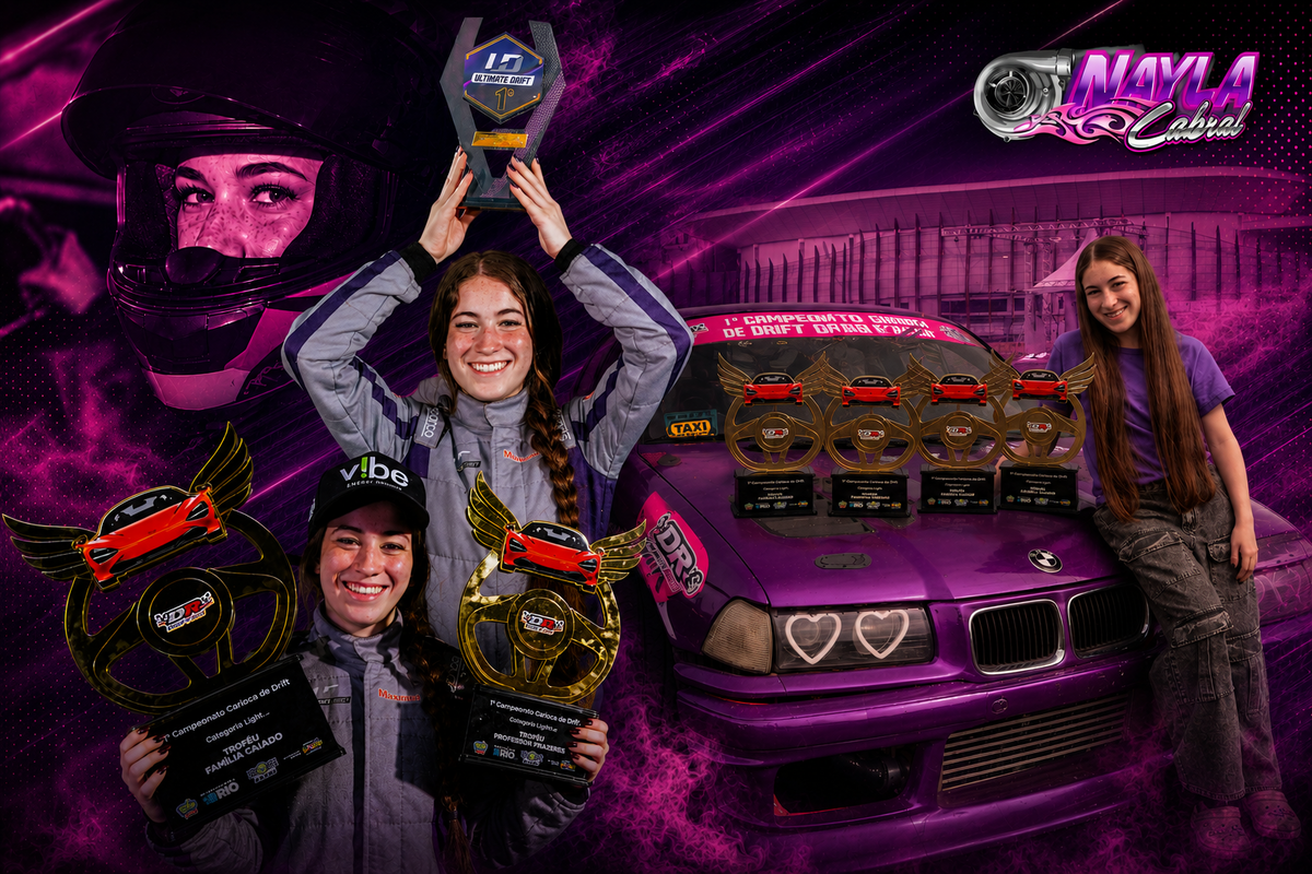 Piloto amplia presença feminina no Drift