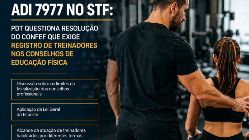 STF debate registro de treinadores esportivos