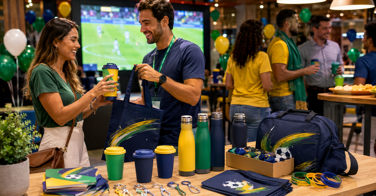 Copa do Mundo reúne campanhas com brindes personalizados