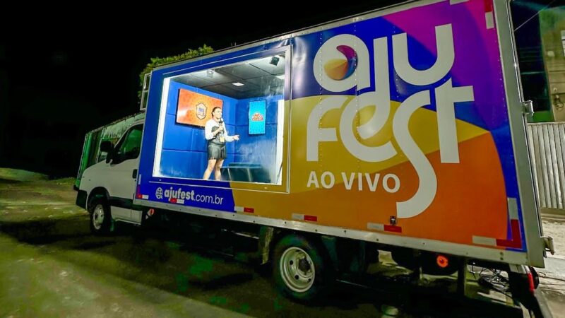 AJUFEST lança unidade móvel para transmissões ao vivo